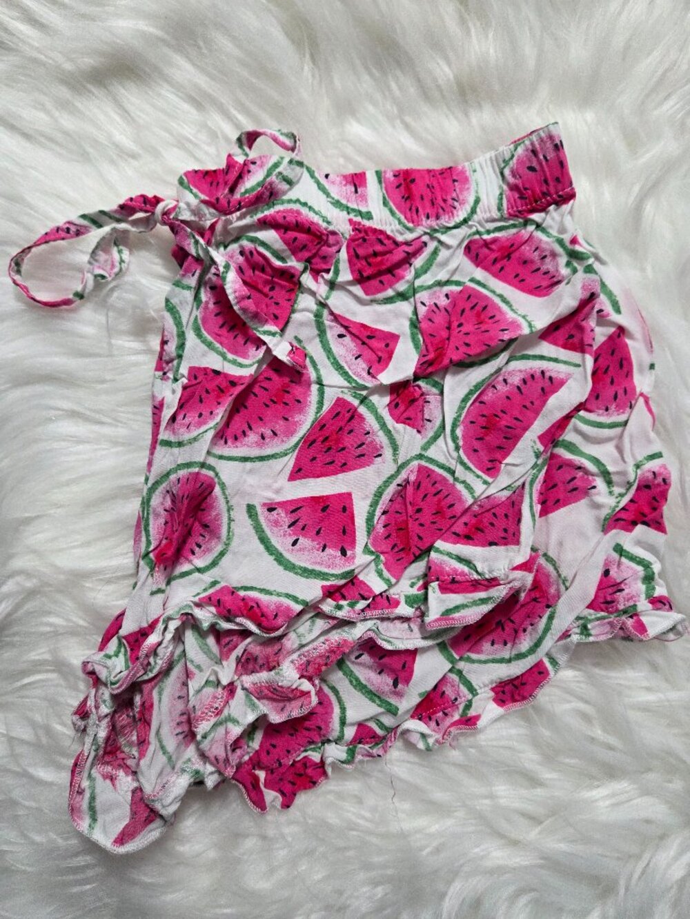 Love to Lounge Crinkle Style Watermelon Pajama Shorts